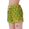 Leprechaun St Patrick's Day Print Pattern Women's Shorts-grizzshop