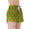 Leprechaun St Patrick's Day Print Pattern Women's Shorts-grizzshop