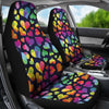 Lgbt Pride Rainbow Heart Pattern Print Universal Fit Car Seat Cover-grizzshop