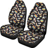 Lgbt Pride Rainbow Pattern Print Universal Fit Car Seat Cover-grizzshop