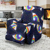 Lgbt Rainbow Eye Patterm Print Recliner Cover-grizzshop