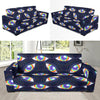 Lgbt Rainbow Eye Patterm Print Sofa Covers-grizzshop