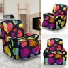 Lgbt Rainbow Heart Patterm Print Recliner Cover-grizzshop