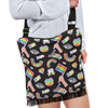 Lgbt Rainbow Patterm Print Crossbody Bags-grizzshop