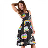 Lgbt Rainbow Patterm Print Dress-grizzshop