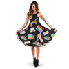 Lgbt Rainbow Patterm Print Dress-grizzshop