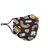 Lgbt Rainbow Patterm Print Face Mask-grizzshop