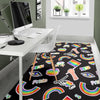 Lgbt Rainbow Patterm Print Floor Mat-grizzshop