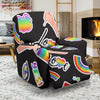 Lgbt Rainbow Patterm Print Recliner Cover-grizzshop