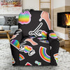 Lgbt Rainbow Patterm Print Recliner Cover-grizzshop