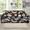 Lgbt Rainbow Patterm Print Sofa Covers-grizzshop