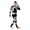 Libra Sign White And Black Print Men's Pajamas-grizzshop