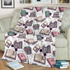 Library Librarian Book Lover Pattern Print Blanket-grizzshop