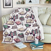 Library Librarian Book Lover Pattern Print Blanket-grizzshop