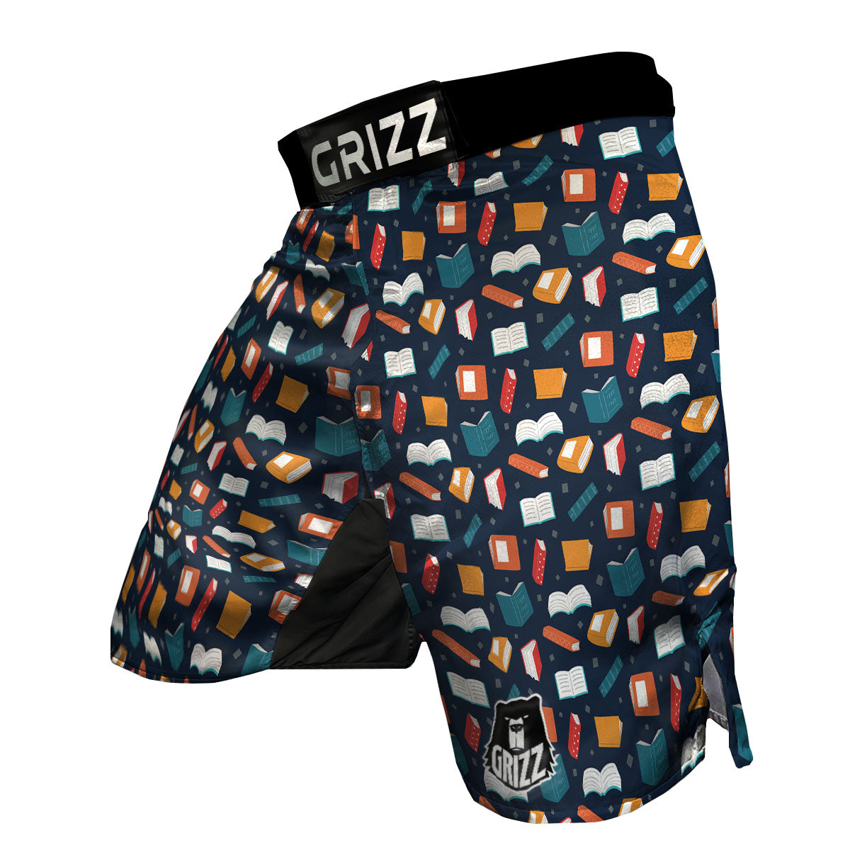 Library Reading Print Pattern MMA Shorts-grizzshop