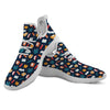 Library Reading Print Pattern White Athletic Shoes-grizzshop