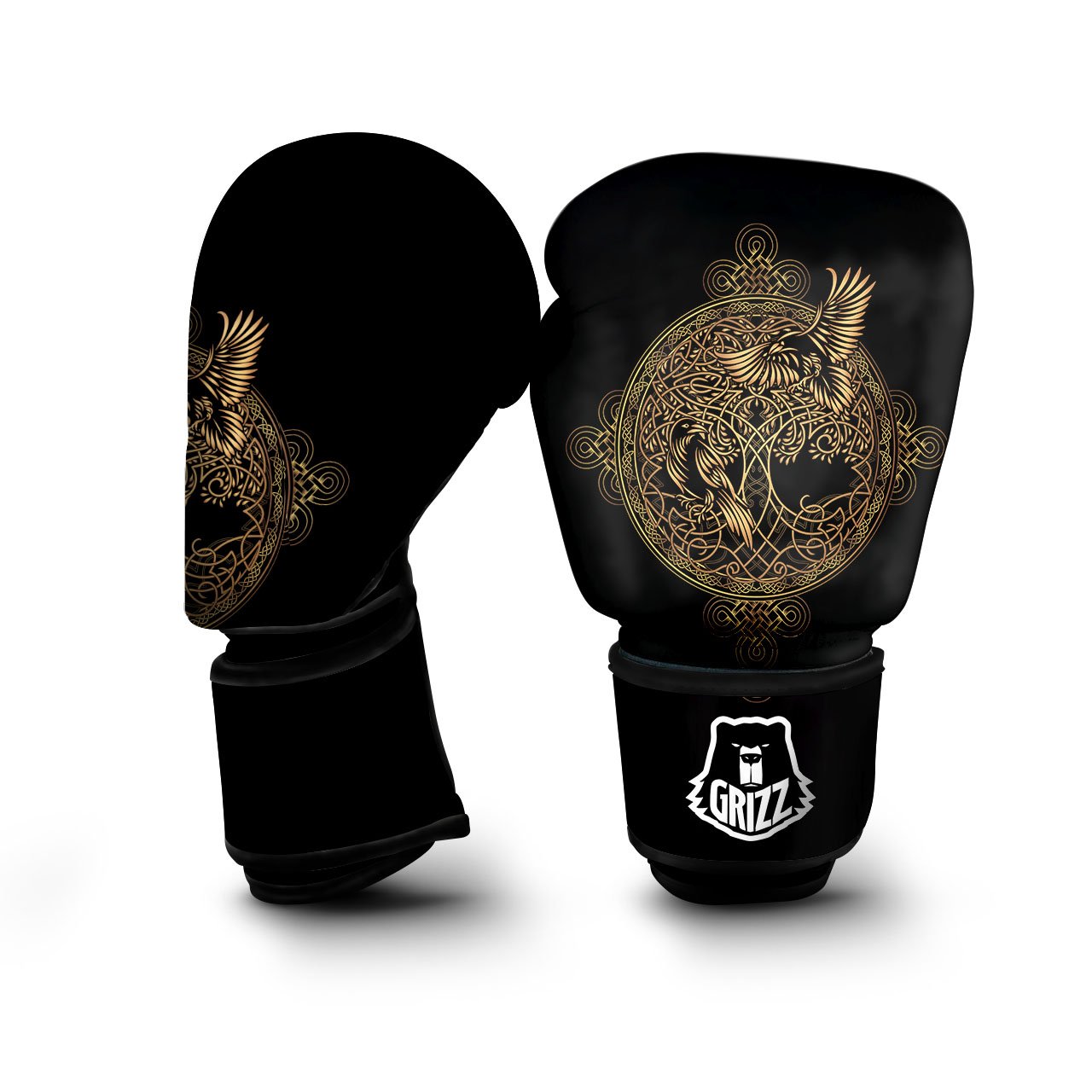 Life Of Tree Yggdrasil Print Boxing Gloves-grizzshop
