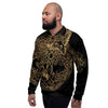 Life Of Tree Yggdrasil Print Men's Bomber Jacket-grizzshop