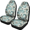 Light Blue Dragonfly Car Seat Cover Car Seat Universal Fit-grizzshop