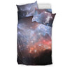 Light Geomagnetic Storm Galaxy Space Print Duvet Cover Bedding Set-grizzshop