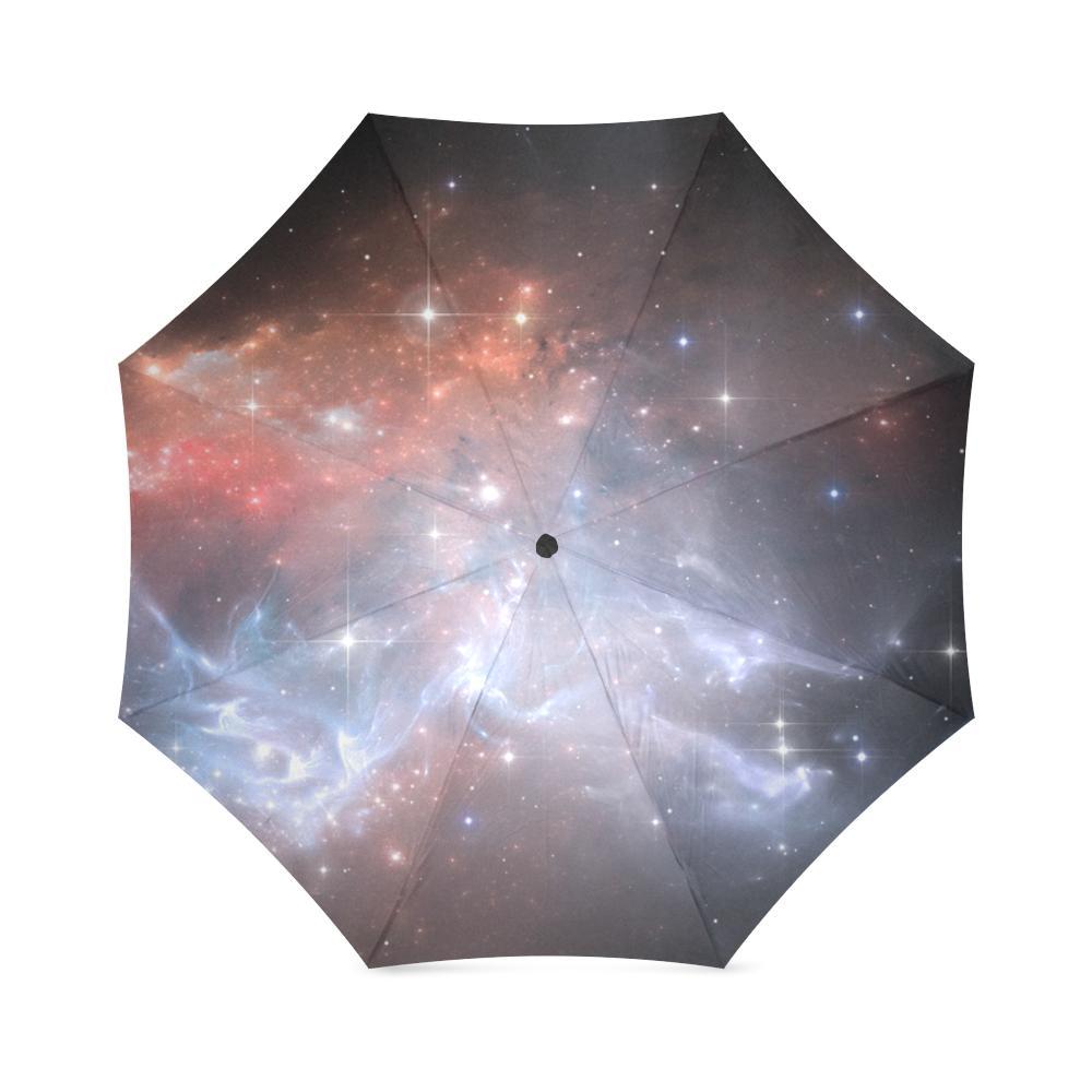 Light Geomagnetic Storm Galaxy Space Print Foldable Umbrella-grizzshop