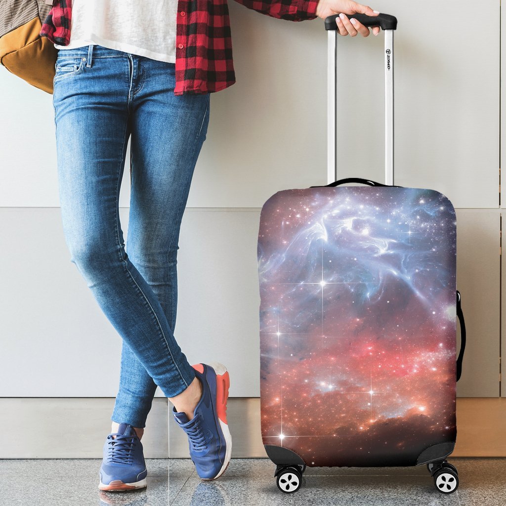 Light Geomagnetic Storm Galaxy Space Print Luggage Cover Protector-grizzshop