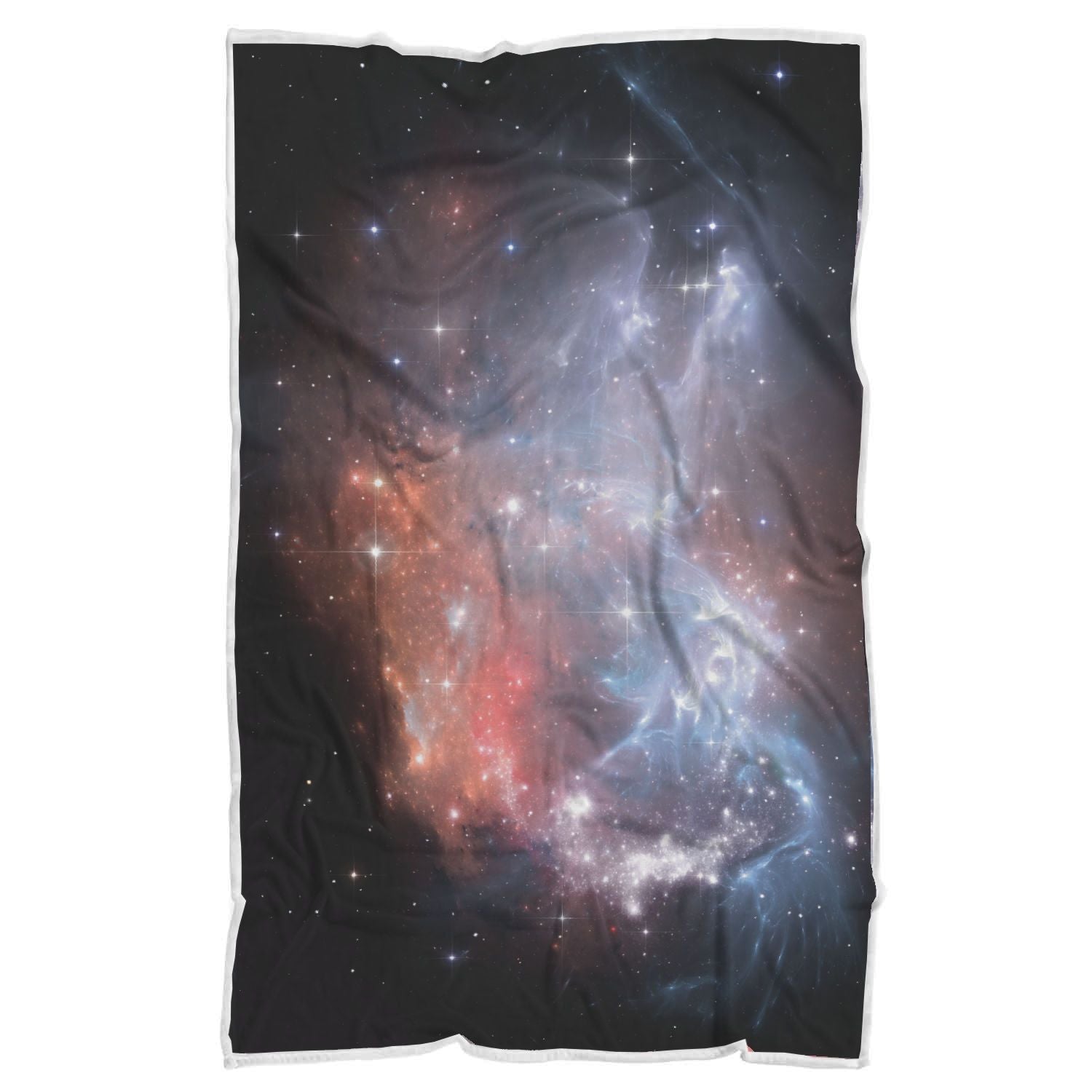 Light Geomagnetic Storm Galaxy Space Print Throw Blanket-grizzshop