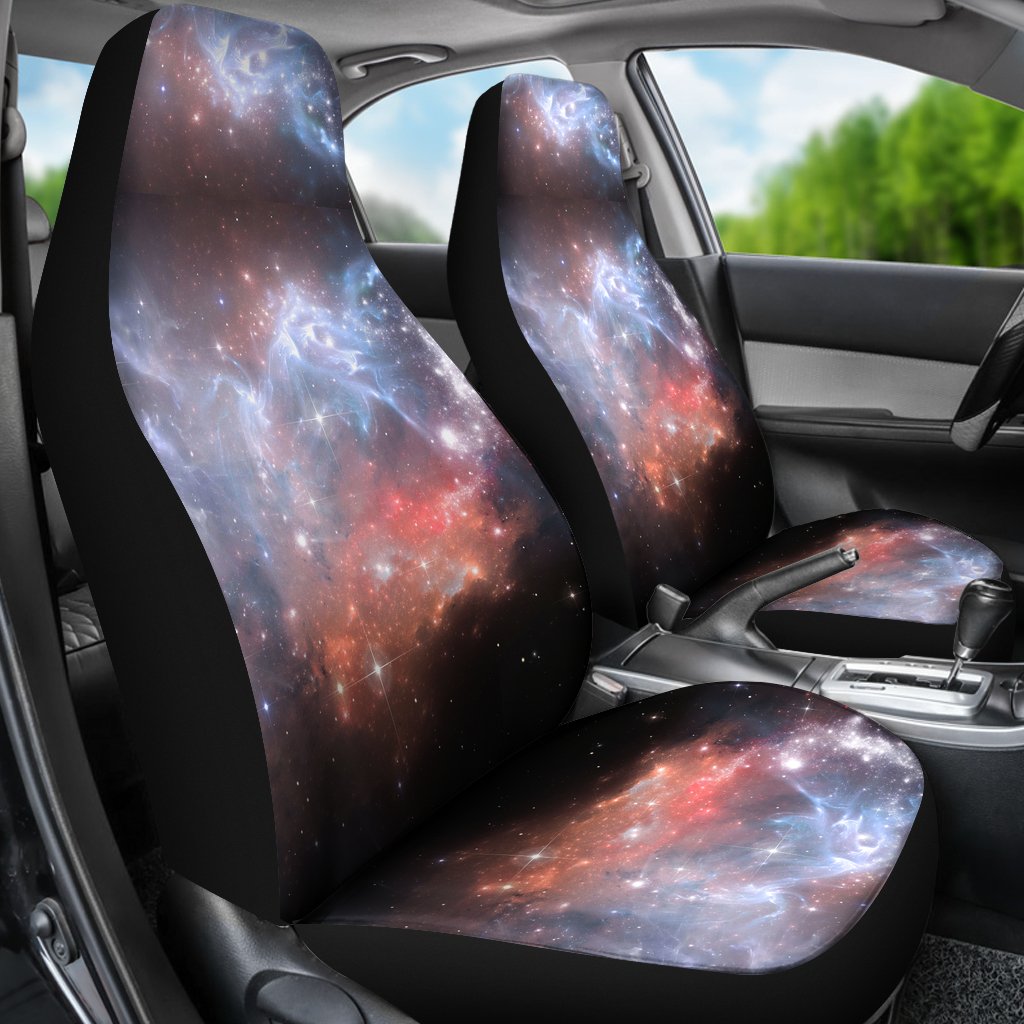 Light Geomagnetic Storm Galaxy Space Print Universal Fit Car Seat Cover-grizzshop