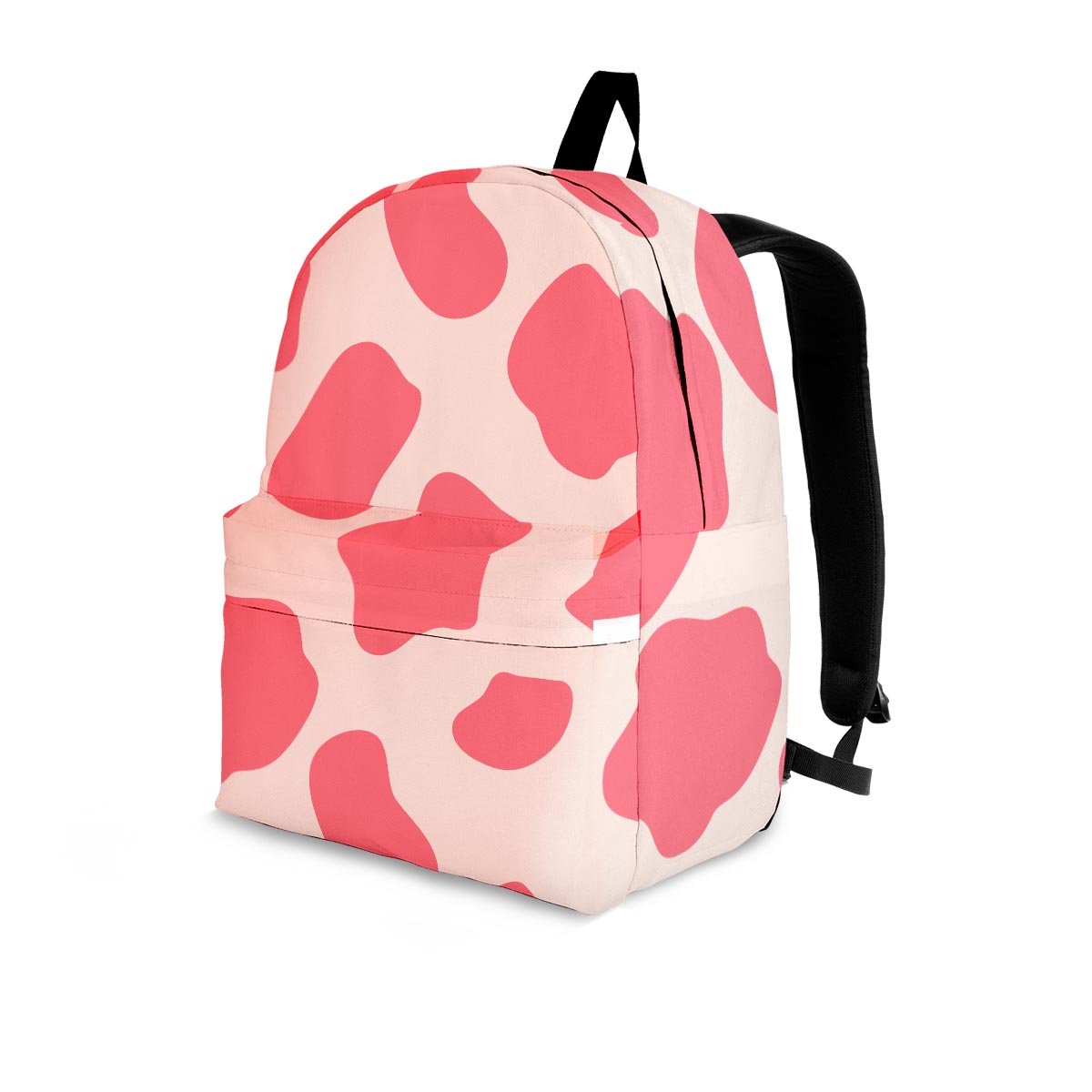 Light Pink Cow Print Backpack-grizzshop