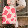 Light Pink Cow Print Backpack-grizzshop