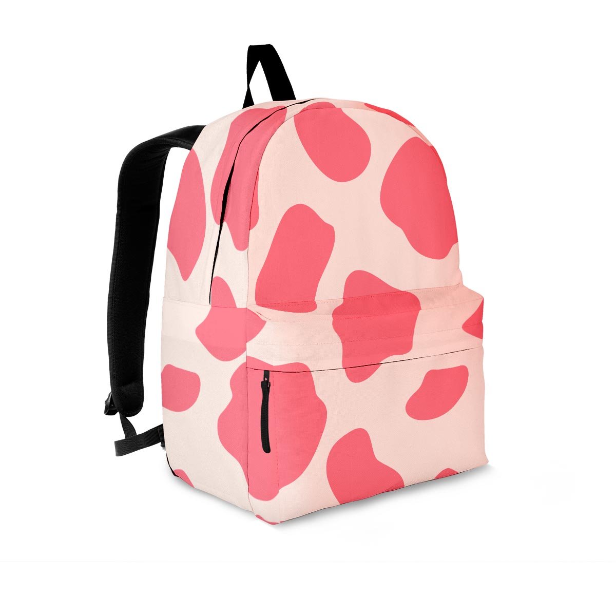 Light Pink Cow Print Backpack-grizzshop