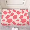 Light Pink Cow Print Door Mat-grizzshop