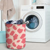 Light Pink Cow Print Laundry Basket-grizzshop