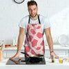 Light Pink Cow Print Men's Apron-grizzshop