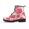 Light Pink Cow Print Men's Boots-grizzshop