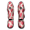 Light Pink Cow Print Muay Thai Shin Guard-grizzshop