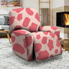 Light Pink Cow Print Recliner Cover-grizzshop