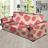 Light Pink Cow Print Sofa Cover-grizzshop