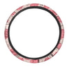 Light Pink Cow Print Steering Wheel Cover-grizzshop