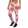 Light Pink Cow Print Women's Joggers-grizzshop