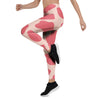 Light Pink Cow Print Women's Leggings-grizzshop