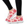 Light Pink Cow Print Women's Sneakers-grizzshop