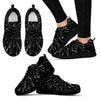 Light Speed Galaxy Space Print Black Sneaker Shoes For Men Women-grizzshop