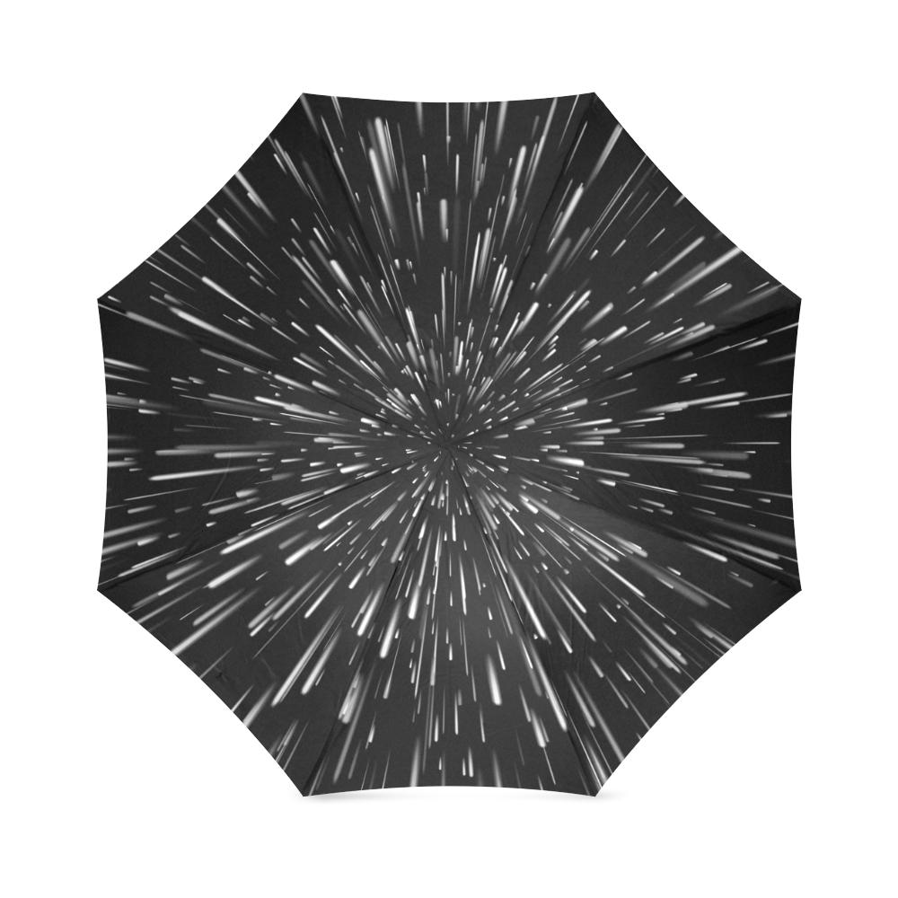 Light Speed Galaxy Space Print Foldable Umbrella-grizzshop