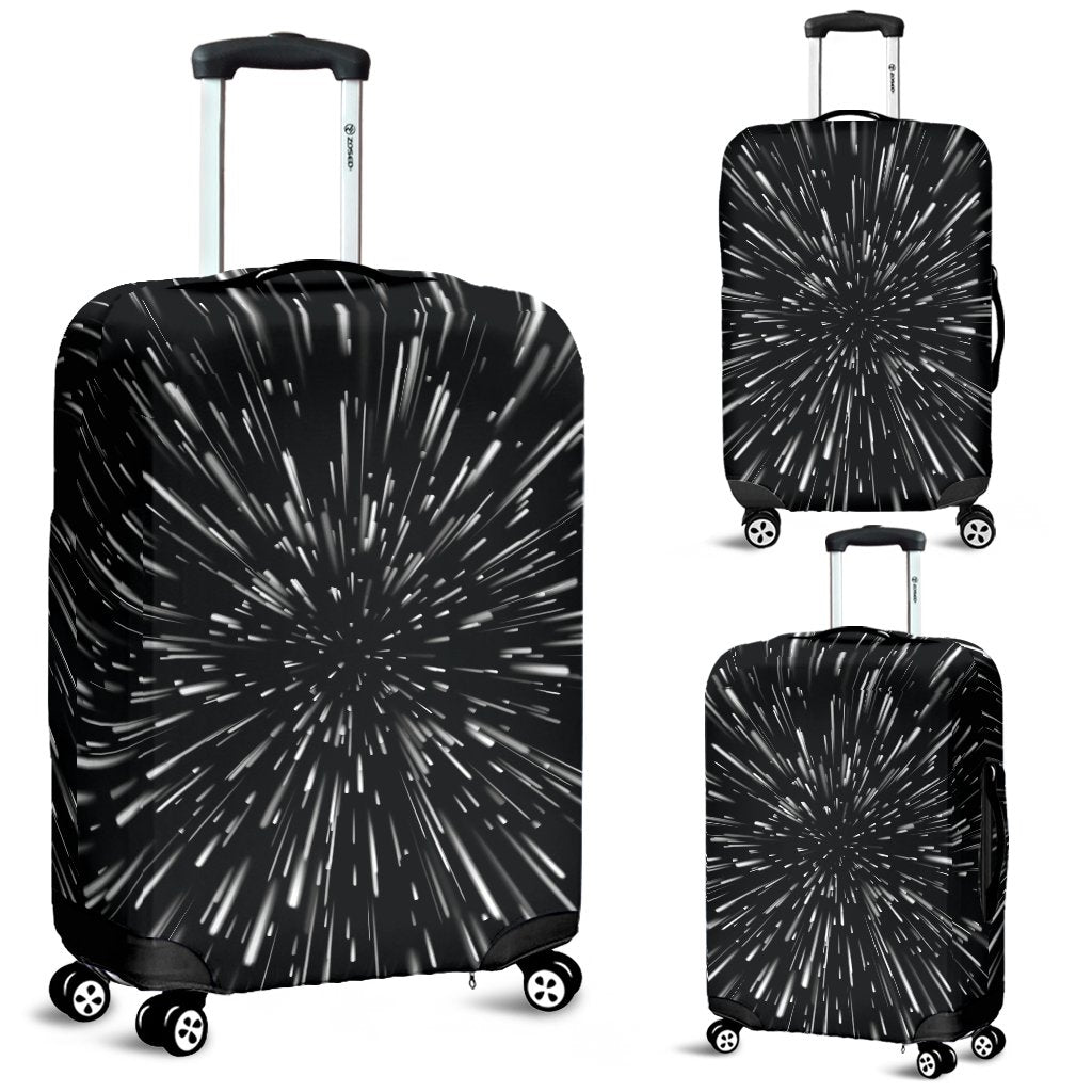 Light Speed Galaxy Space Print Luggage Cover Protector-grizzshop