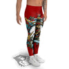 Lighthouse Sea Adventure Tattoo Print Men's Leggings-grizzshop