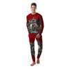 Lighthouse Sea Adventure Tattoo Print Men's Pajamas-grizzshop