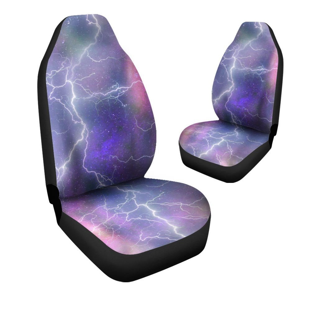 Lightning Aurora Galaxy Space Car Seat Covers-grizzshop