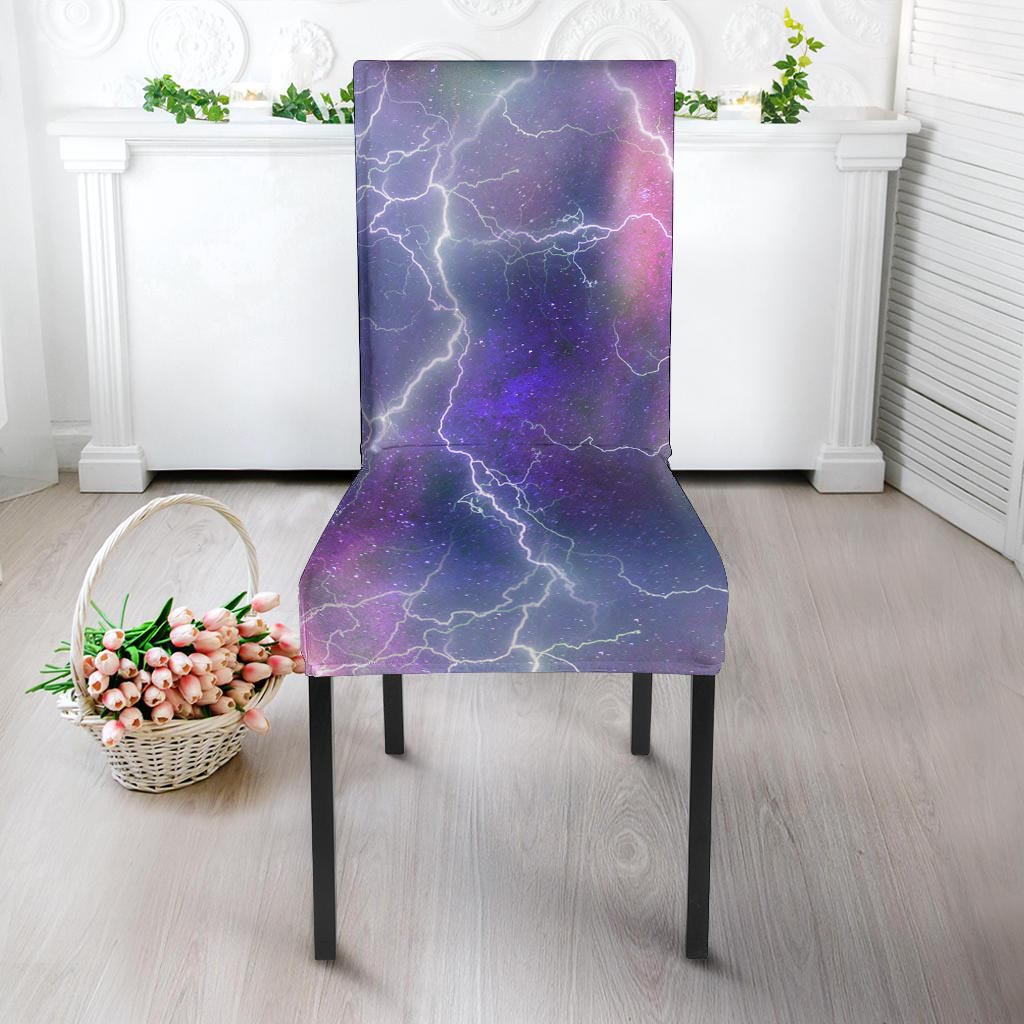 Lightning Aurora Galaxy Space Chair Cover-grizzshop
