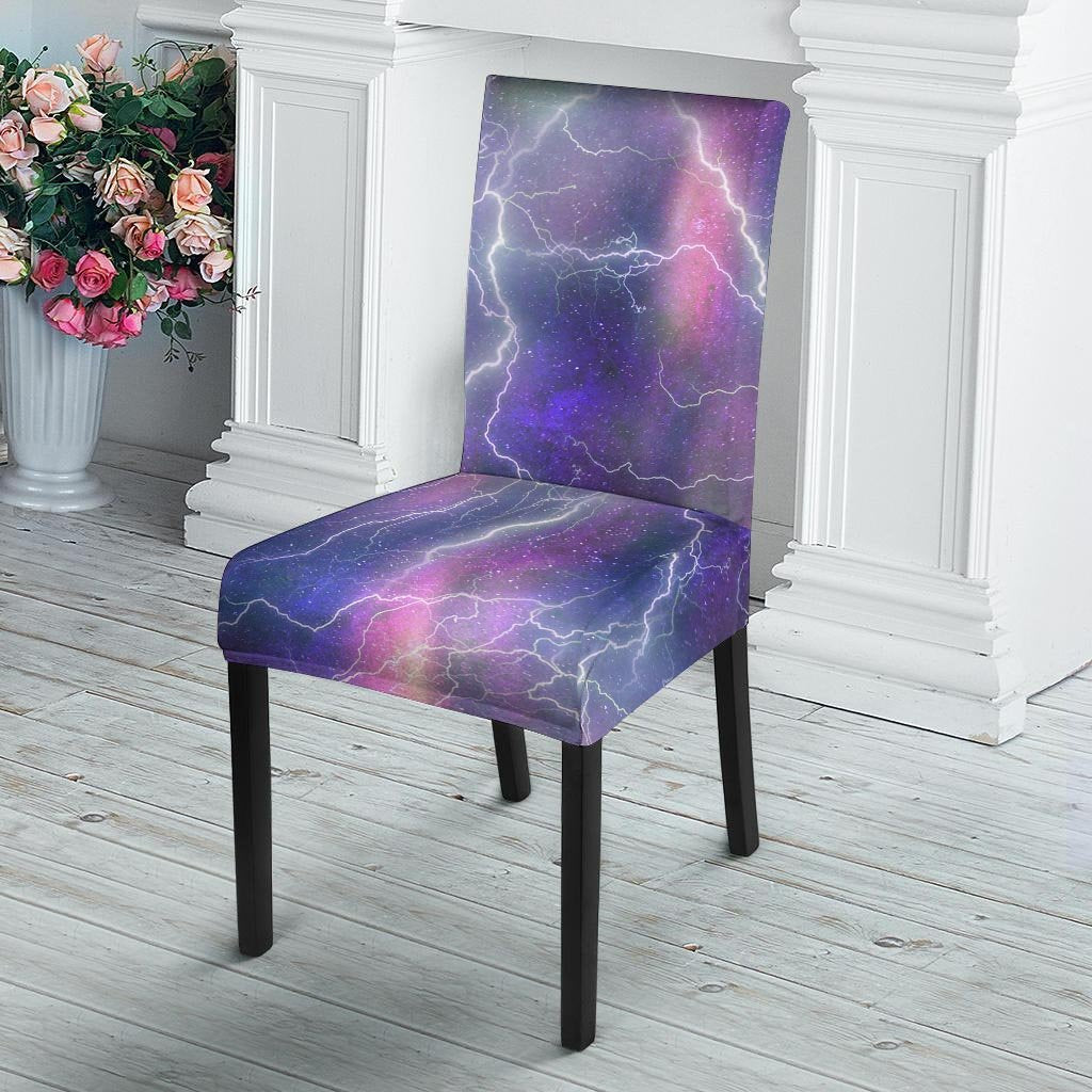 Lightning Aurora Galaxy Space Chair Cover-grizzshop
